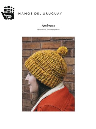 Hat Ambrose in Manos del Uruguay Cabrito & Alegria Grande - F114 - Downloadable PDF