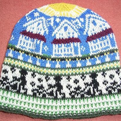 Mowing the lawn beanie - knitting pattern