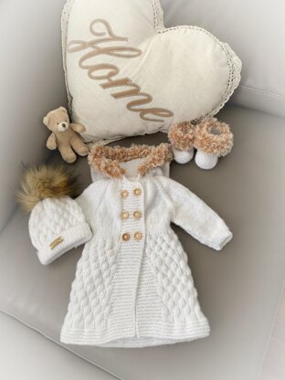 'Sage' Cosy Coat set