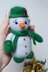 Crochet snowman amigurumi pattern