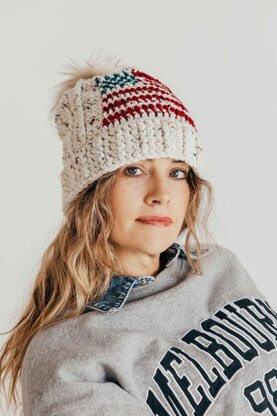 America Proud Slouchy Beanie