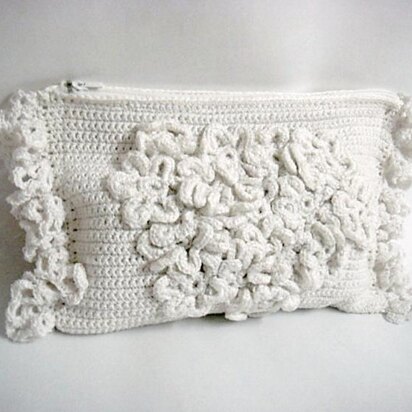 Wedding Clutch with lots of flowers