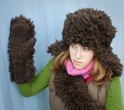 Fur Hat and Mittens