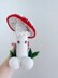Fly Agaric mushrooms crochet penis
