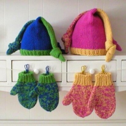 Kids' Jester Hat and Mittens