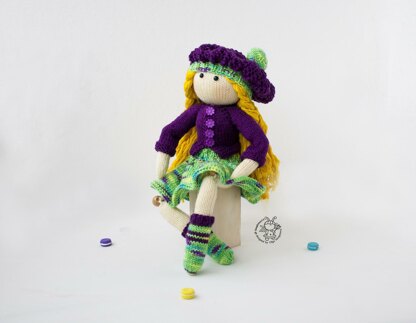 Beads jointed doll Janet