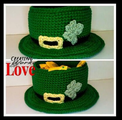 Leprechaun Hat Centerpiece Candy Dish