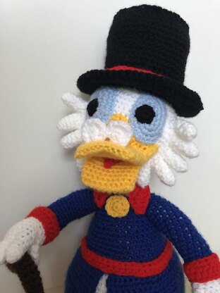 Rich Duck amigurumi doll