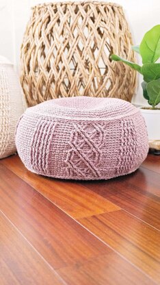 Cable Pouf Home Decor