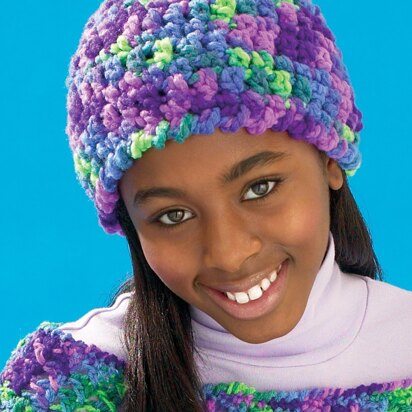 Cool Crochet Cap in Patons Melody - Downloadable PDF