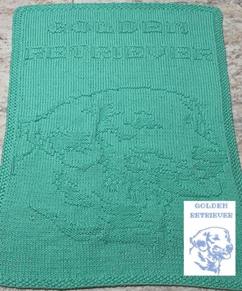 Nr. 72 Golden Retriever guest towel