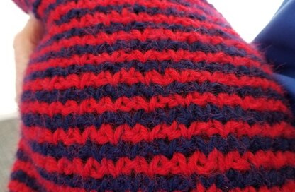 Slippy Stripey Mini-Doxie Sweater