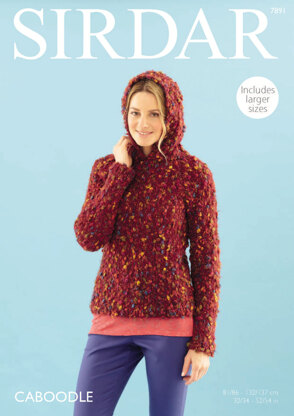 Hooded Sweater in Sirdar Caboodle - 7891 - Downloadable PDF