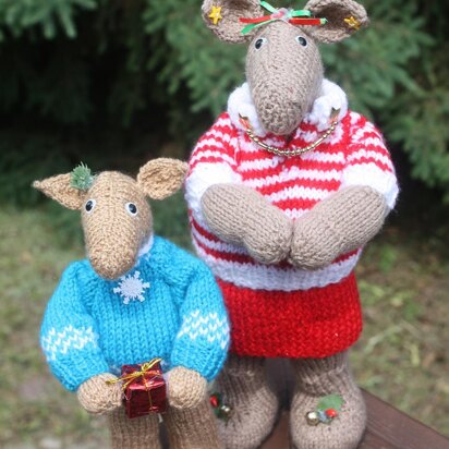 Nellie And Baby Nate - knitting pattern