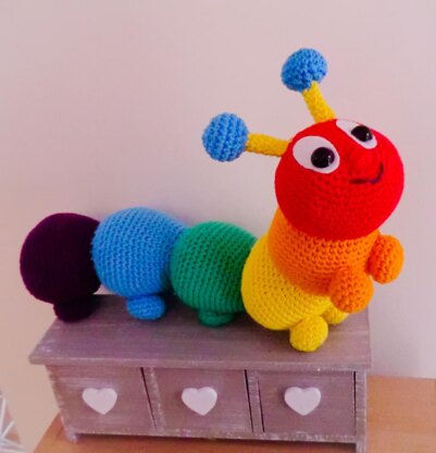 Cyril the rainbow caterpillar
