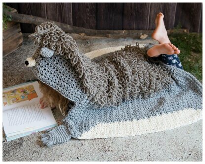 Hooded Woodland Squirrel Blanket