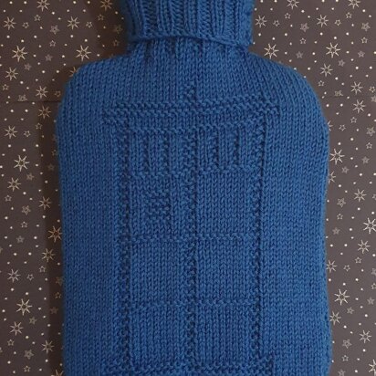 Police Box Hot Water Bottle Cover
