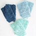 Sea Glass Crochet Boot Cuffs