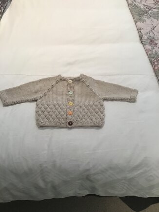 Bubble Stitch Cardigan #2