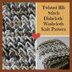 Twisted Rib Stitch Dishcloth