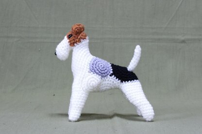 Wire fox terrier amigurumi / ワイヤーフォックステリア あみぐるみ