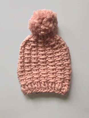 Super Bulky Ribbed Hat Using Wool and the Gang Crazy Sexy Wool