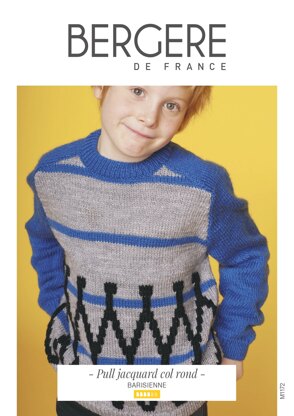 Boy Sweater in Bergere de France Barisienne - M1172 - Downloadable PDF