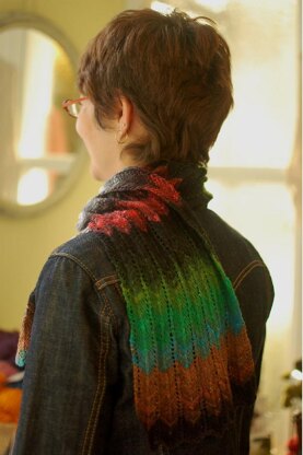 Herringbone Lace Scarf & Shawl