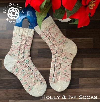 Holly and Ivy Socks