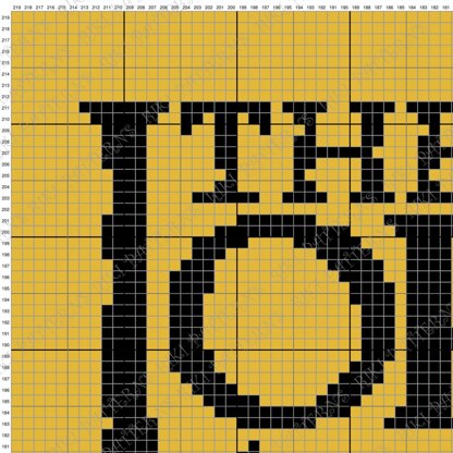 C2C CROCHET PATTERN The Lord of the Rings The Fellowship of the Ring Blanket