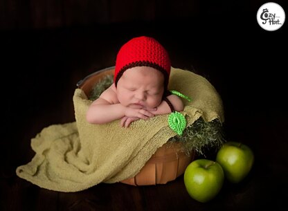 Apple Baby Bonnet