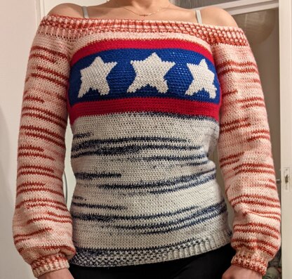 American flag jumper