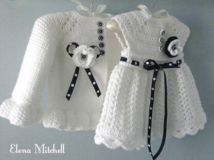 Crochet PATTERN Baby Dress Crochet Newborn Outfit