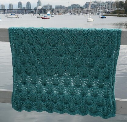 Sea Spray Baby Blanket