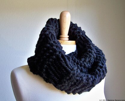 Infinity Scarf, Chunky Cowl Scarf