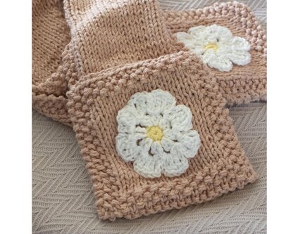 Flower Pocket Scarf
