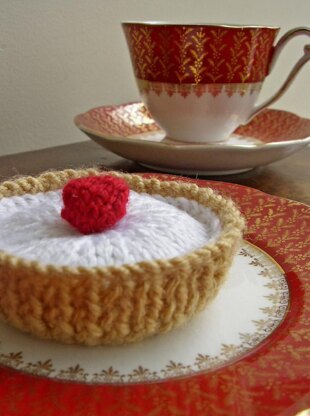 Cherry Bakewell and Jam Tart