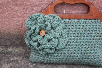 Stylecraft Alpaca Chunky flower purse