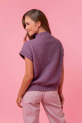 Paintbox Yarns Snug Season Sweater Vest PDF (Free)