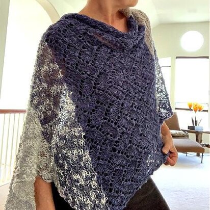 Casual delft shawl