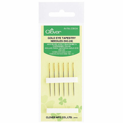 Clover Tapestry Needles - Gold Eye Size 24