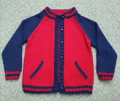 Cardigan for my grandson.