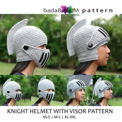 Knight Helmet Hat Adult