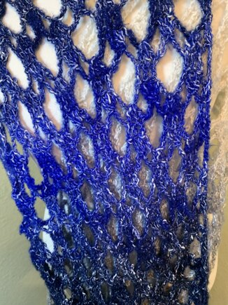 City Lace Cowl Long Wrap #3