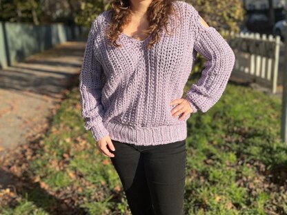 Sweater "Purple Rain"