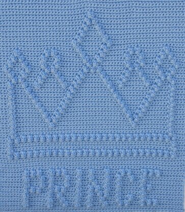 Prince Crown Baby Blanket