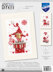 Vervaco Christmas Gnomes Cards Set (3pcs) Cross Stitch Kit - 10.5cm x 15cm