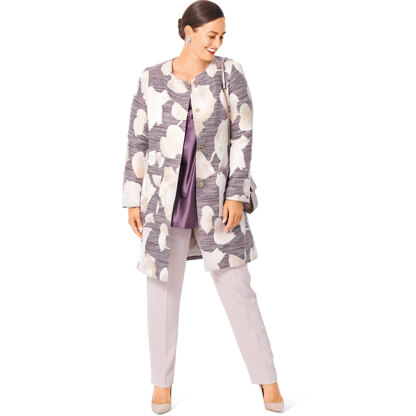 Burda Style Plus Coat / Jacket B6034 - Paper Pattern, Size 44 - 54