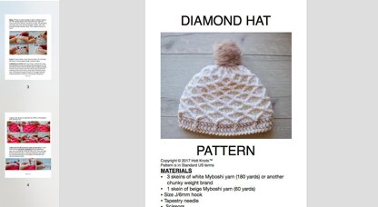 Diamond Beanie Hat