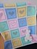 Patchwork Hearts Filet Blanket